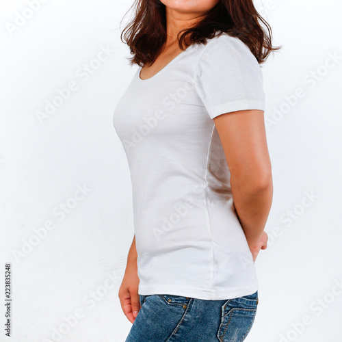 woman White shirt
