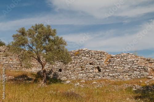 Ruins of the ancient town Iassos (Iasos), Turkey photo