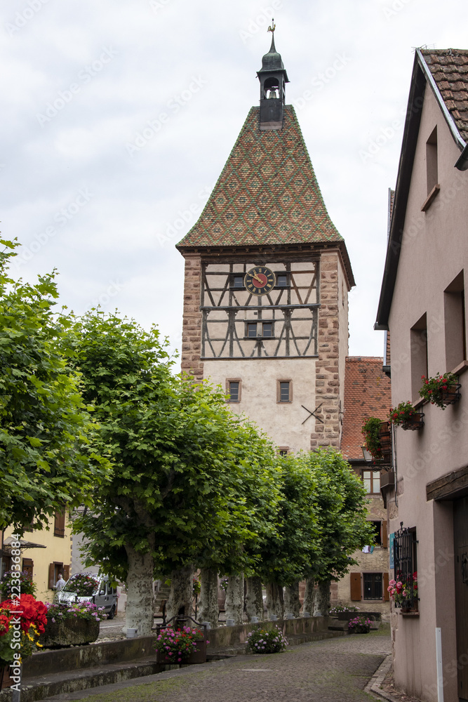 Bergheim. La Porte Haute. Alsace. Haut-Rhin. Grand Est