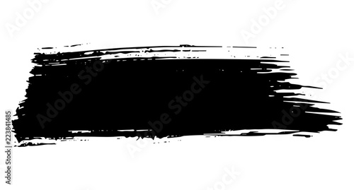 Artistic paint stroke