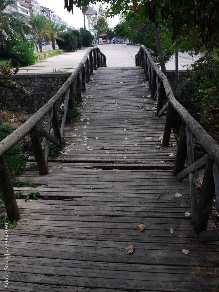 Wooden bridge Wooden bridge