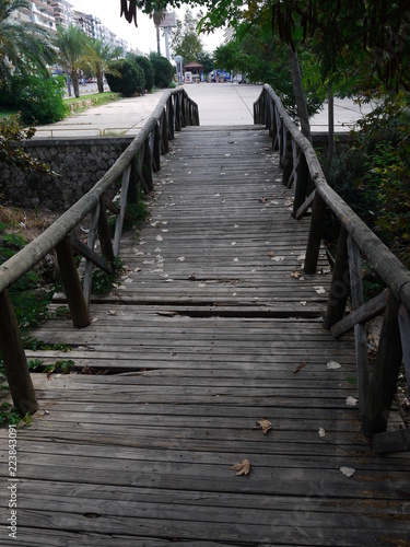 Wooden bridge