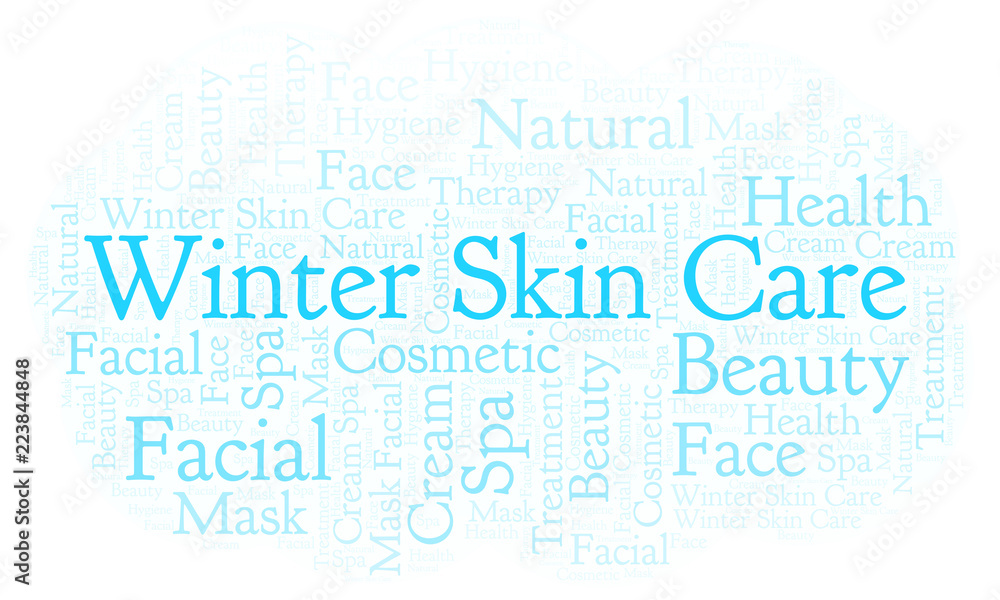 Winter Skin Care word cloud. Winter Skin Care word cloud.