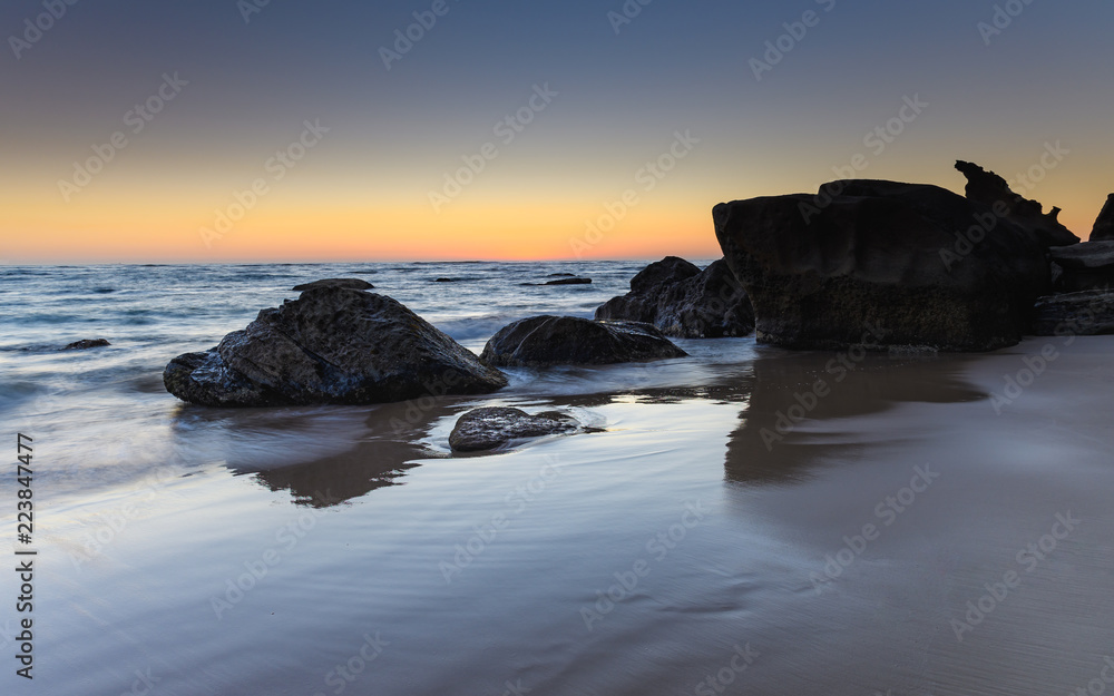 Clear Skies Sunrise Seascape Clear Skies Sunrise Seascape