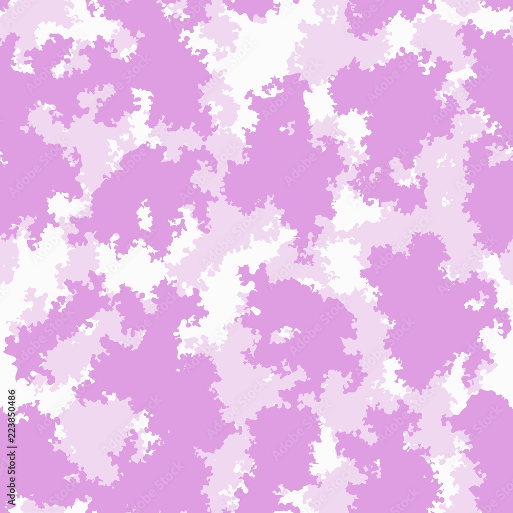 Cute baby background colorful clouds, nursery seamless wallpaper pattern vector