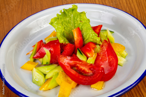 Vegetable tomato salad