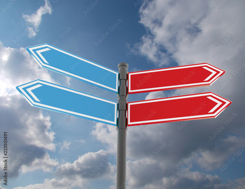 road sign concept road sign concept