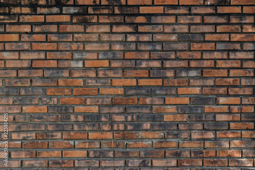 Old brick wall texture grunge background.