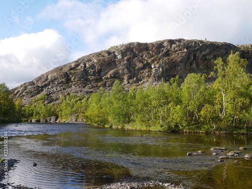 Mountain stream in Sweden