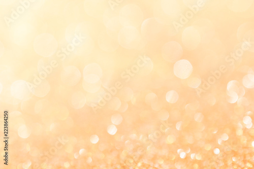 abstract background gold light bokeh christmas holiday