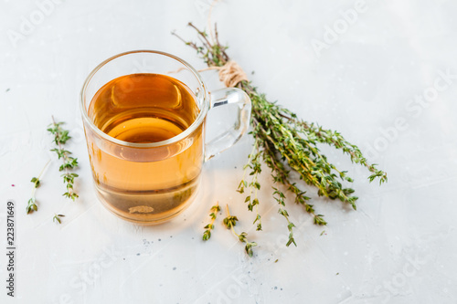 Thyme herbal tea