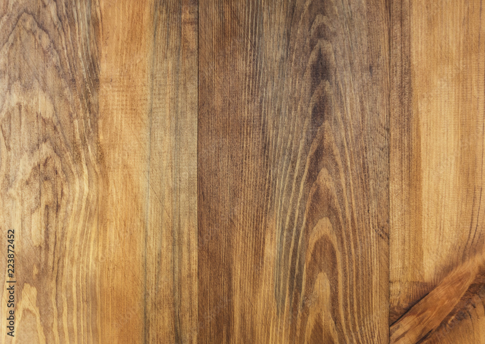 Brown wooden board with a pattern background texture, a wooden floor, a fence of natural wood, a surface of a teak wood background for design and decoration Brown wooden board with a pattern background texture, a wooden floor, a fence of natural wood, a surface of a teak wood background for design and decoration
