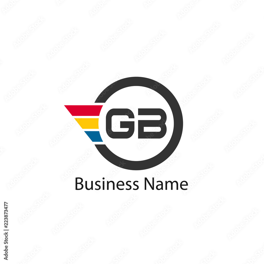 Initial Letter GB Logo Template Design Initial Letter GB Logo Template Design