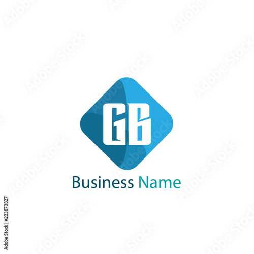 Initial Letter GB Logo Template Design