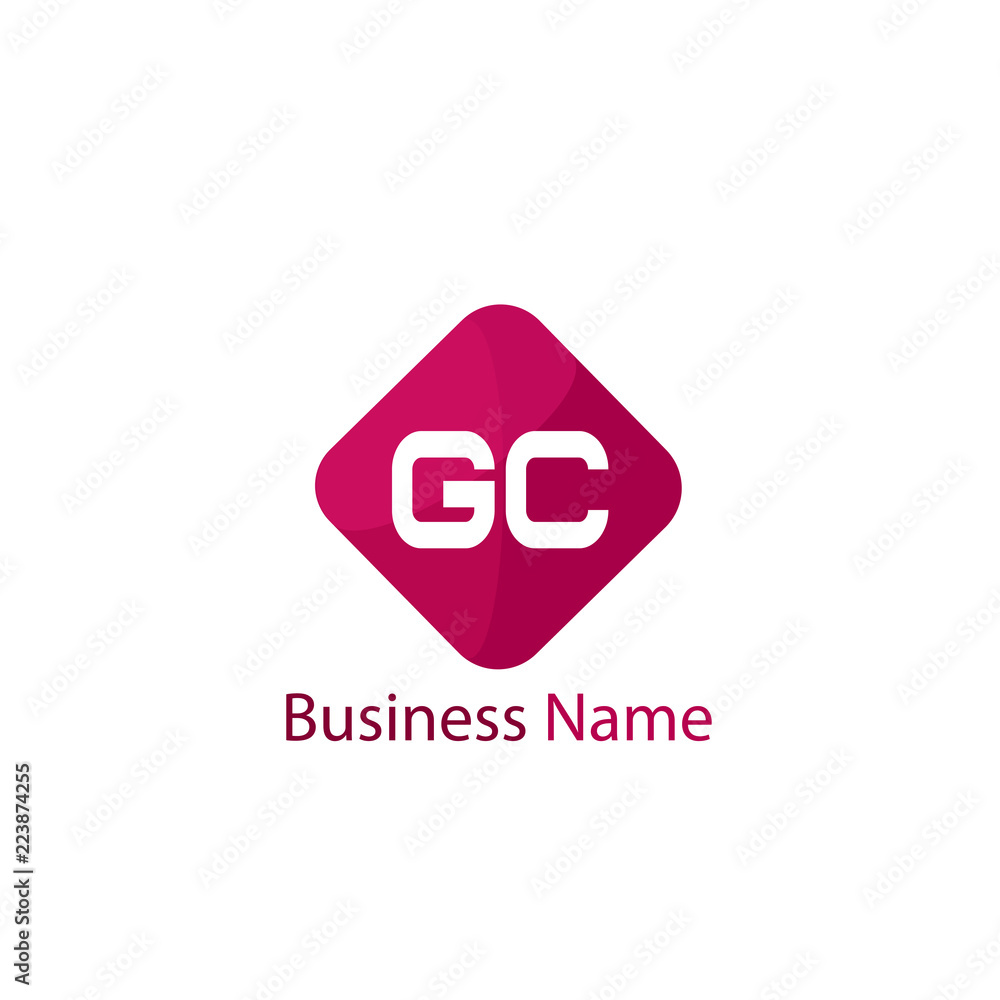 Initial Letter GC Logo Template Design Initial Letter GC Logo Template Design