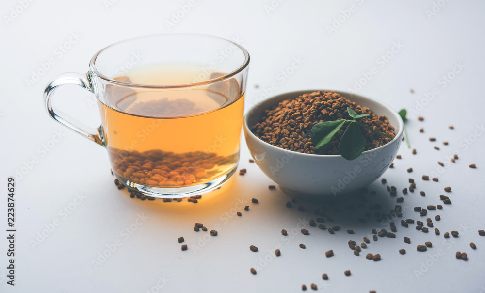 Fenugreek Seeds or Methi Dana drink by soaking it in water overnight. helpful in weight loss, digestion and blood sugar treatment Fenugreek Seeds or Methi Dana drink by soaking it in water overnight. helpful in weight loss, digestion and blood sugar treatment