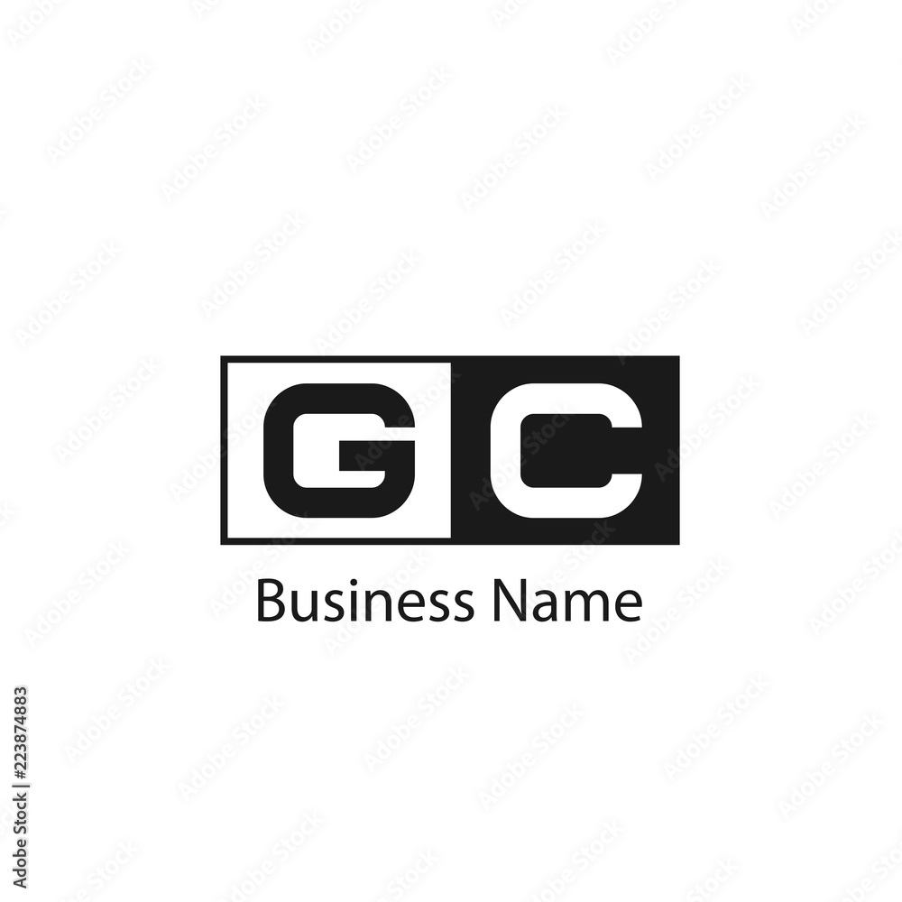 Initial Letter GC Logo Template Design Initial Letter GC Logo Template Design
