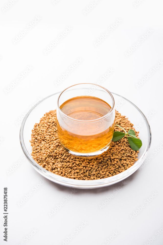 Fenugreek Seeds or Methi Dana drink by soaking it in water overnight. helpful in weight loss, digestion and blood sugar treatment Fenugreek Seeds or Methi Dana drink by soaking it in water overnight. helpful in weight loss, digestion and blood sugar treatment