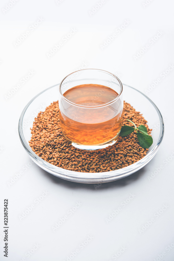 Fenugreek Seeds or Methi Dana drink by soaking it in water overnight. helpful in weight loss, digestion and blood sugar treatment Fenugreek Seeds or Methi Dana drink by soaking it in water overnight. helpful in weight loss, digestion and blood sugar treatment