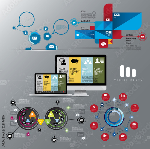 Abstract infographics template. Vector illustration.