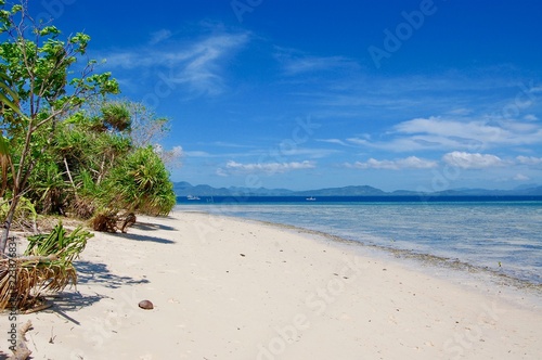A tropical, isolated island in the Phillipines