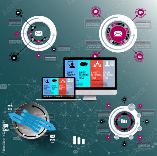 Abstract infographics template. Vector illustration.