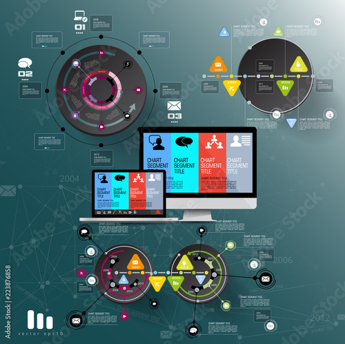 Abstract infographics template. Vector illustration.