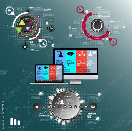 Abstract infographics template. Vector illustration.