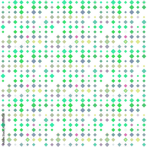 Abstract seamless pattern background with multicolored various rhombuses.
