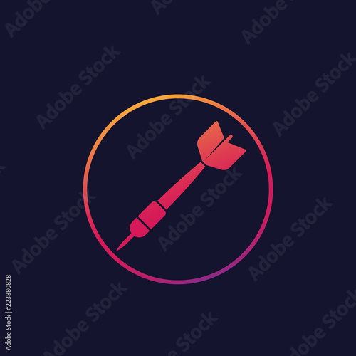 Dart vector icon