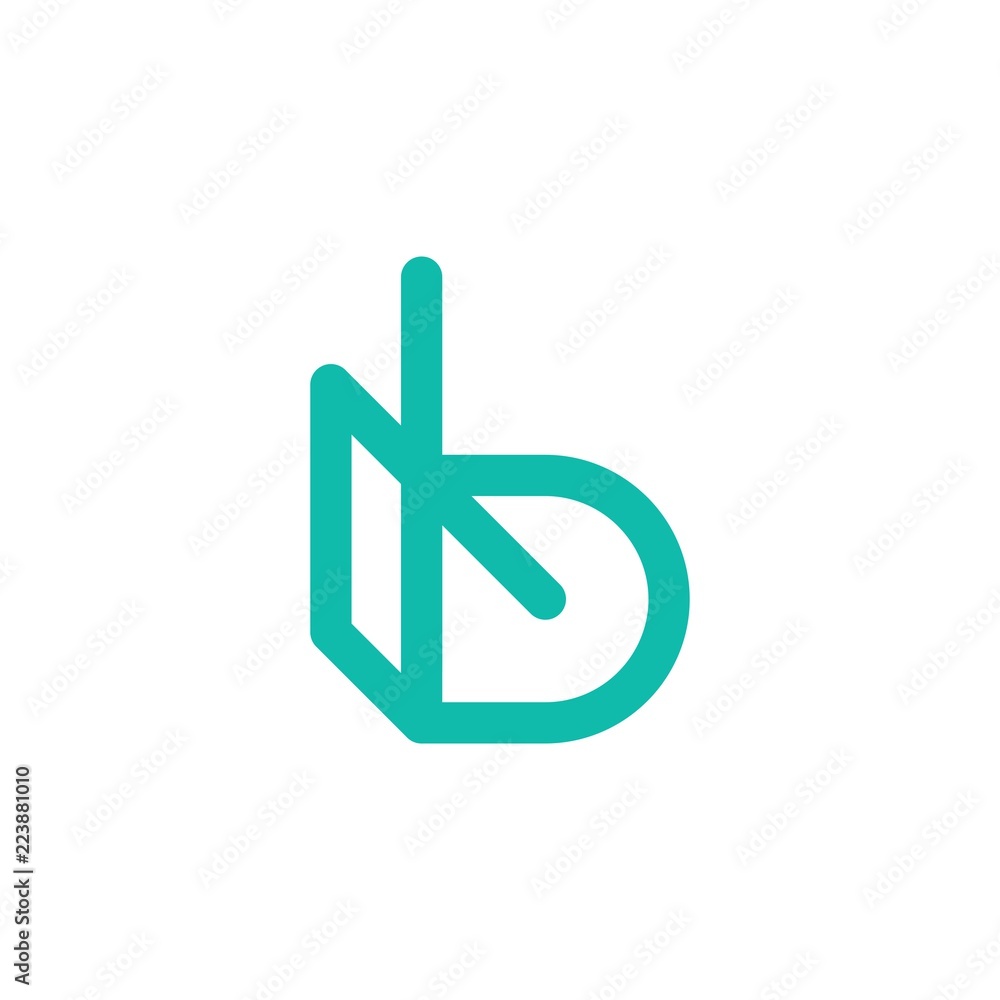 Letter B Outline Abstract Creative Monogram Modern Icon Logo Design Template Element Vector Letter B Outline Abstract Creative Monogram Modern Icon Logo Design Template Element Vector