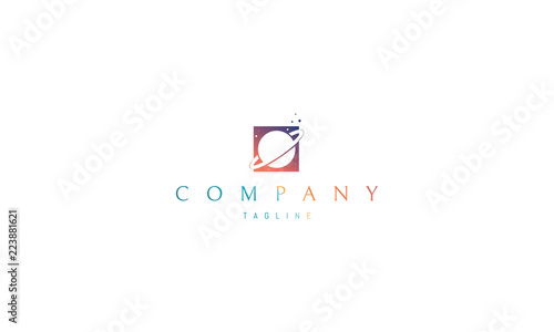 Saturn vector logo image