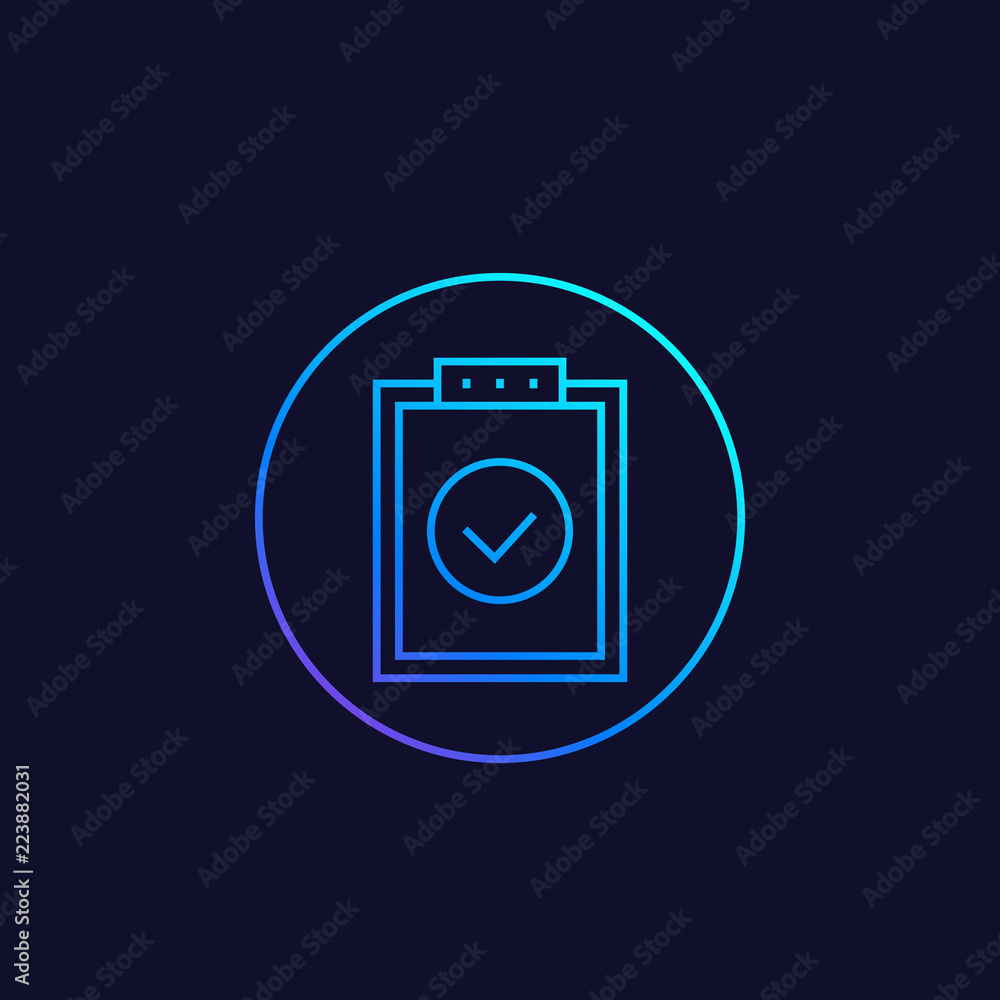standards vector linear icon standards vector linear icon