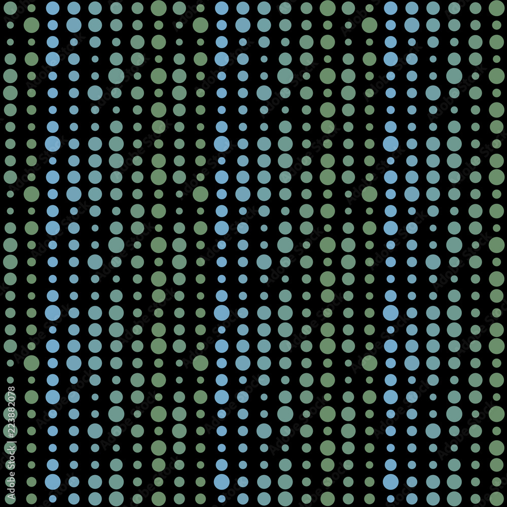 Seamless abstract pattern background with a variety of colored circles. Seamless abstract pattern background with a variety of colored circles.
