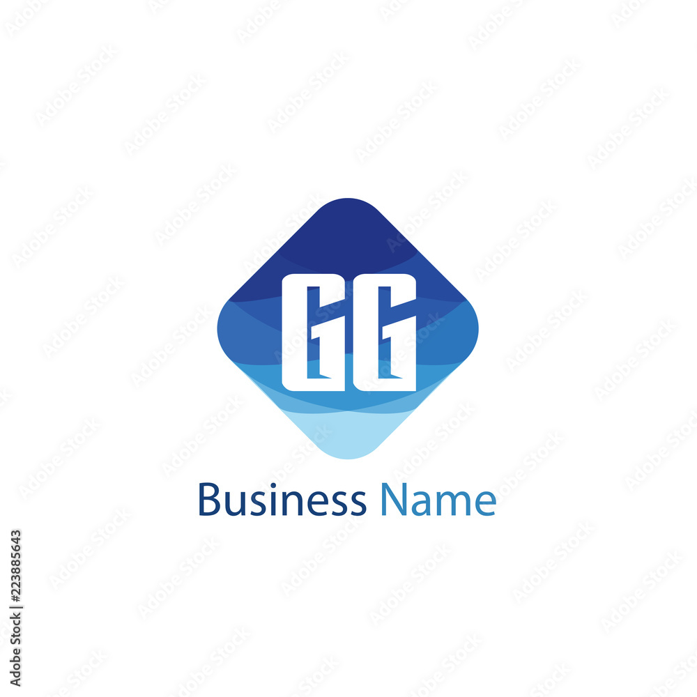 Obraz premium Initial Letter GG Logo Template Design