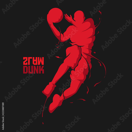slam dunk basketball splash