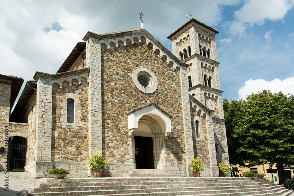 Kirche von Castellina in Chianti in Italien