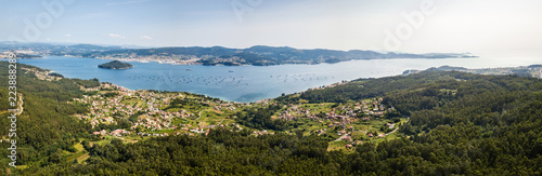 Ria de Pontevedra in Galicia, Spain