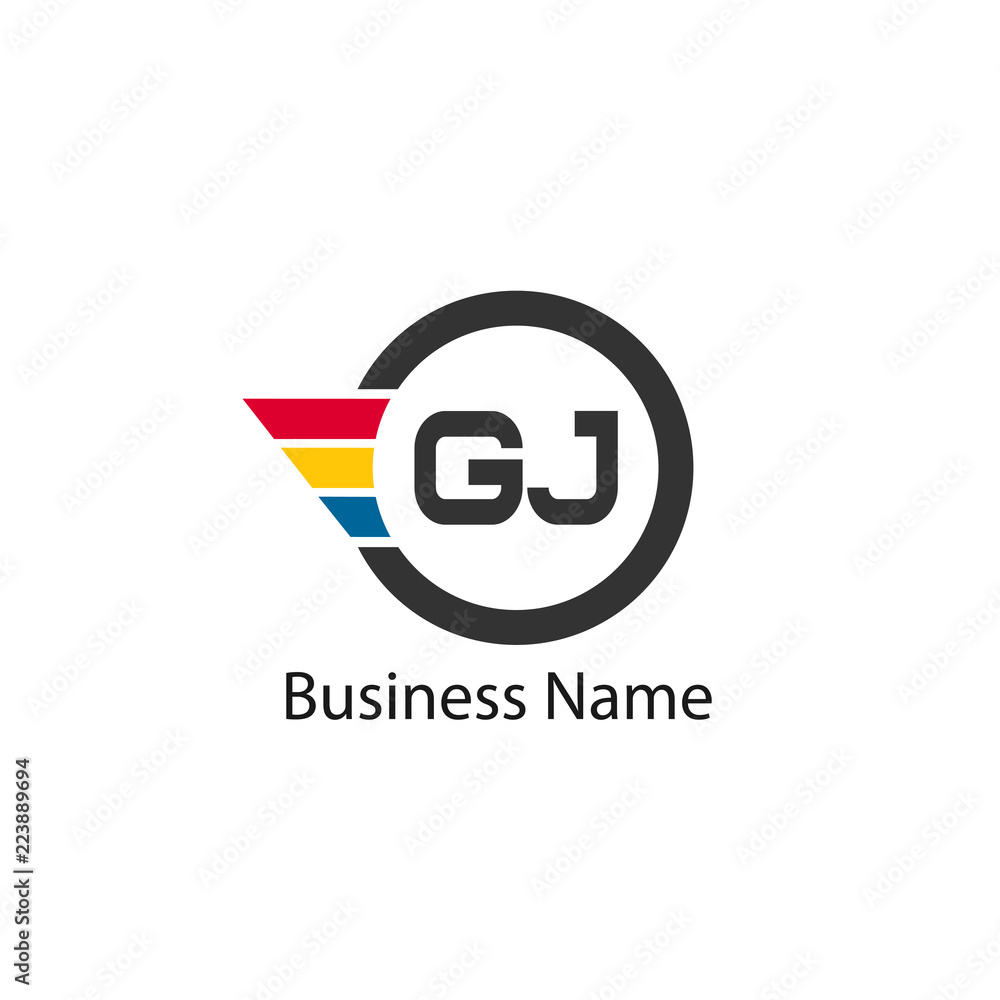 Initial Letter GJ Logo Template Design Initial Letter GJ Logo Template Design