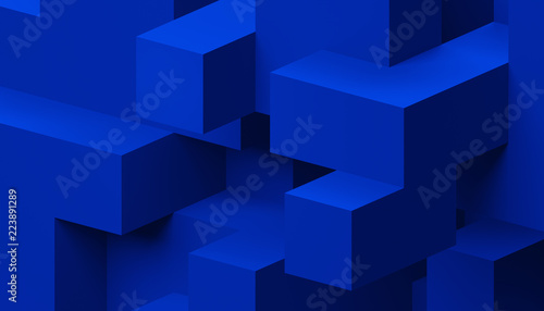 Abstract 3d rendering of a modern geometric background. Minimalistic design for poster, cover, branding, banner, placard.