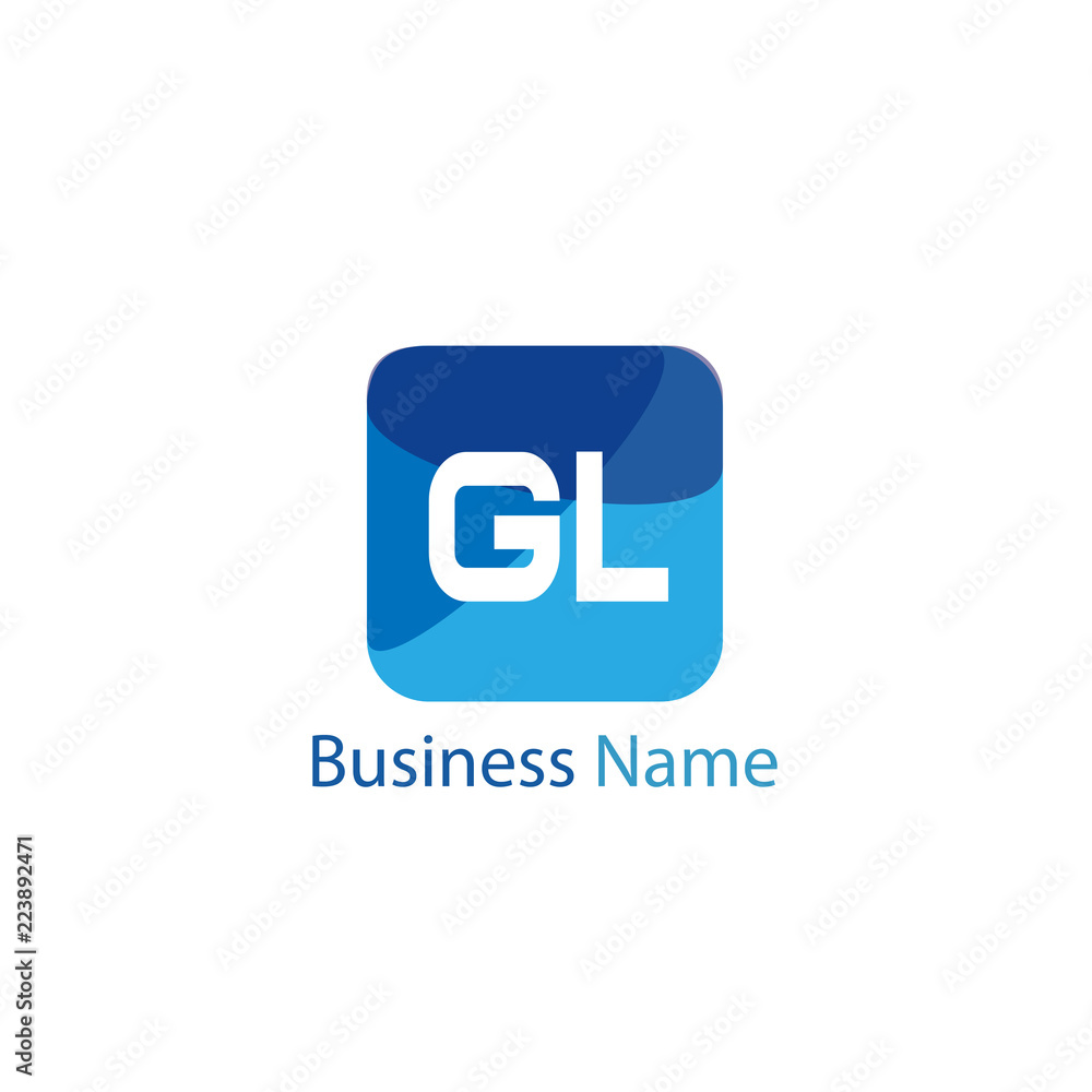 Initial Letter GL Logo Template Design Initial Letter GL Logo Template Design