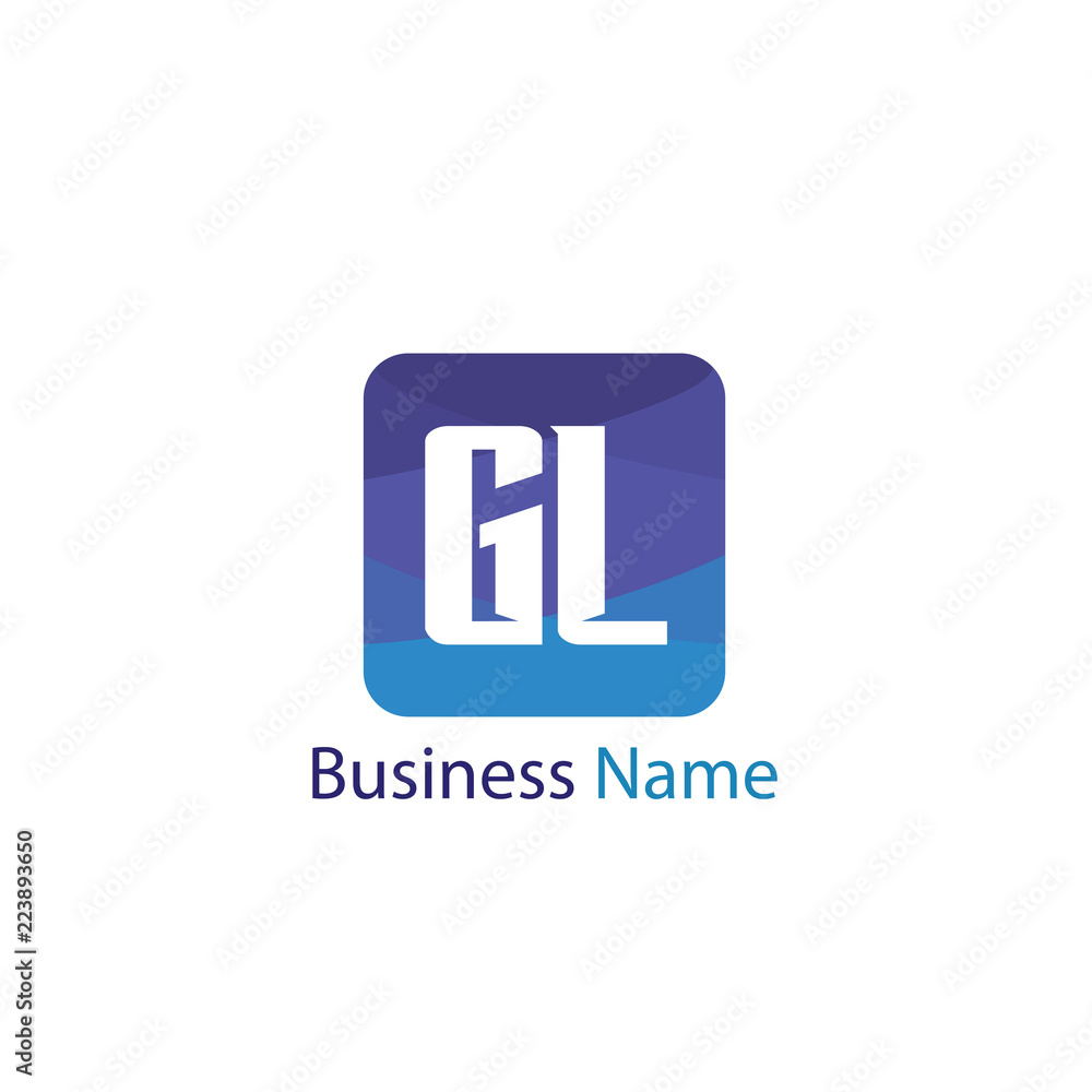 Initial Letter GL Logo Template Design Initial Letter GL Logo Template Design