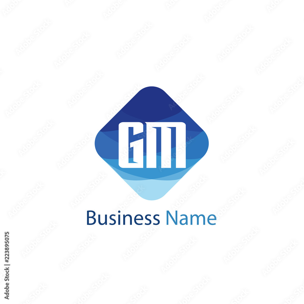 Initial Letter GM Logo Template Design Initial Letter GM Logo Template Design