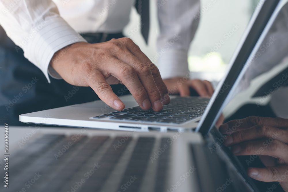 Businessman working at office Businessman working at office