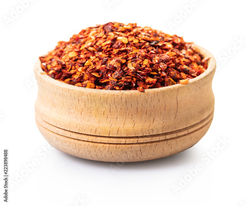 dry hot pepper in a bowl