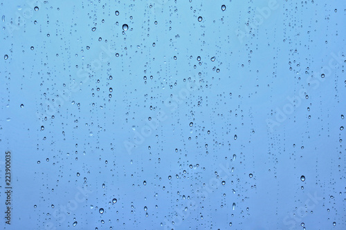 Rain drops on window