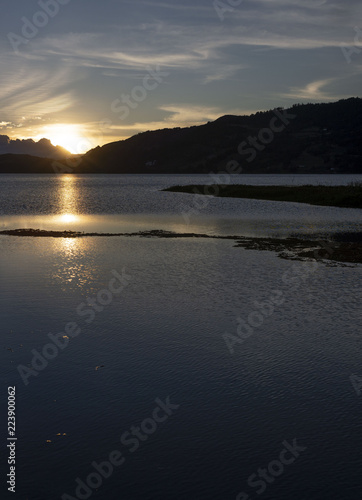 sunset on the lake © Jorge Concha