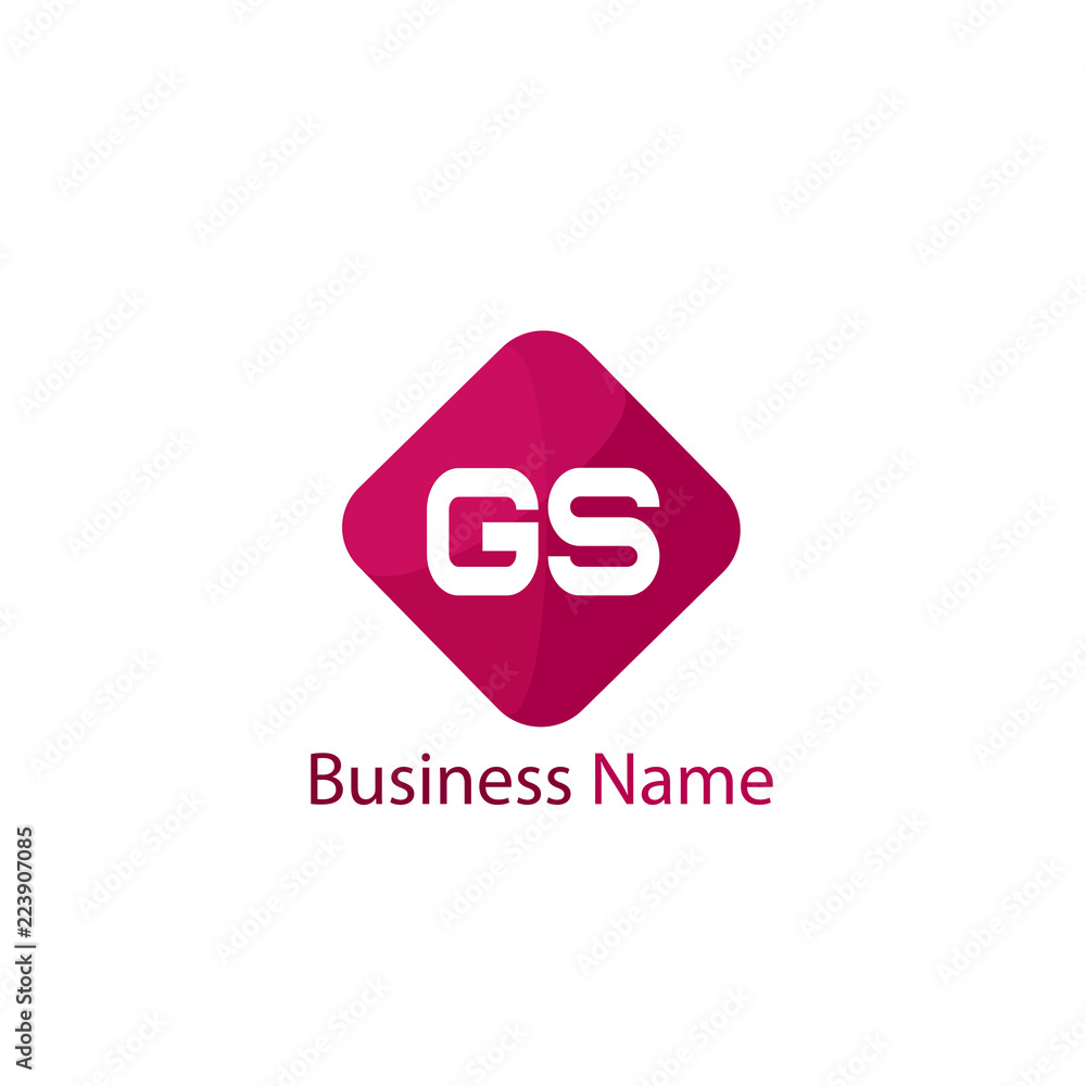 Initial Letter GS Logo Template Design Initial Letter GS Logo Template Design