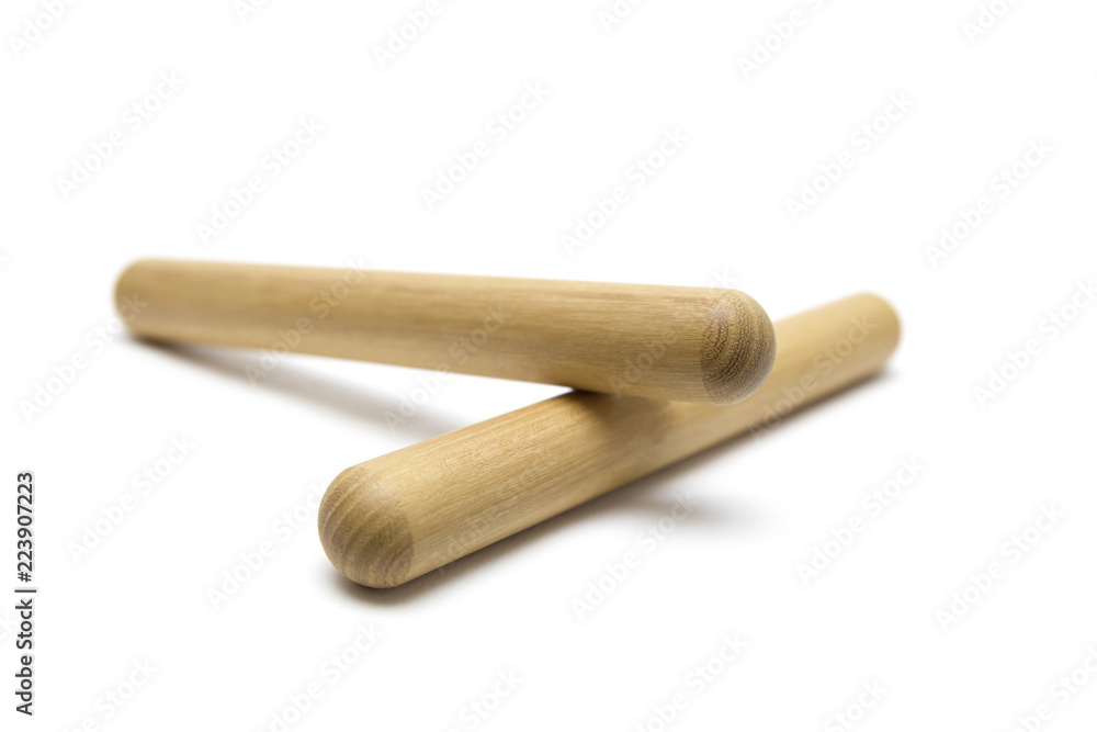 Claves percussion musical instrument Stock Photo Adobe Stock