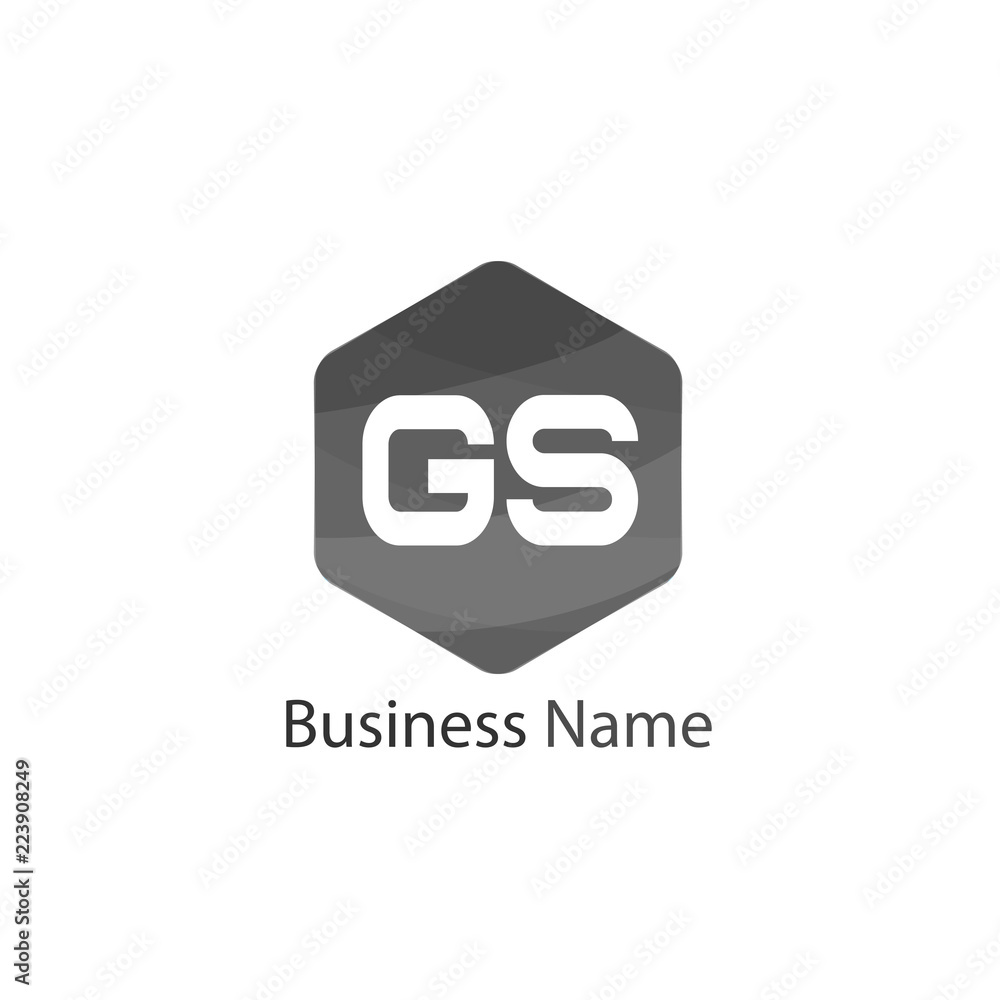 Initial Letter GS Logo Template Design Initial Letter GS Logo Template Design